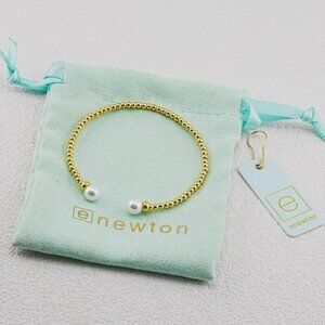 🆕✨Enewton Gold Pearl & Bead Stretch Bracelet
